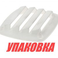 Решетка воздухозаборника 86х86х15 мм, белый (упаковка из 100 шт.)