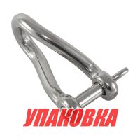 Скоба такелажная изогнутая, 6 мм, Marine Rocket (упаковка из 5 шт.)