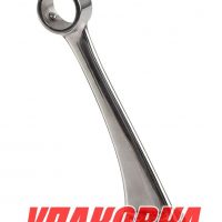 Стойка поручня проходная под трубу 7/8 (22 мм), поперечная, высота 127 мм (упаковка из 50 шт.)