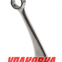 Стойка поручня проходная под трубу 7/8 (22 мм), поперечная, высота 127 мм (упаковка из 10 шт.)