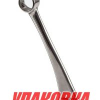 Стойка поручня проходная под трубу 7/8 (22 мм), поперечная, высота 152 мм (упаковка из 10 шт.)