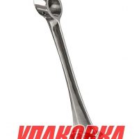 Стойка поручня проходная под трубу 7/8 (22 мм), продольная, высота 152 мм (упаковка из 10 шт.)