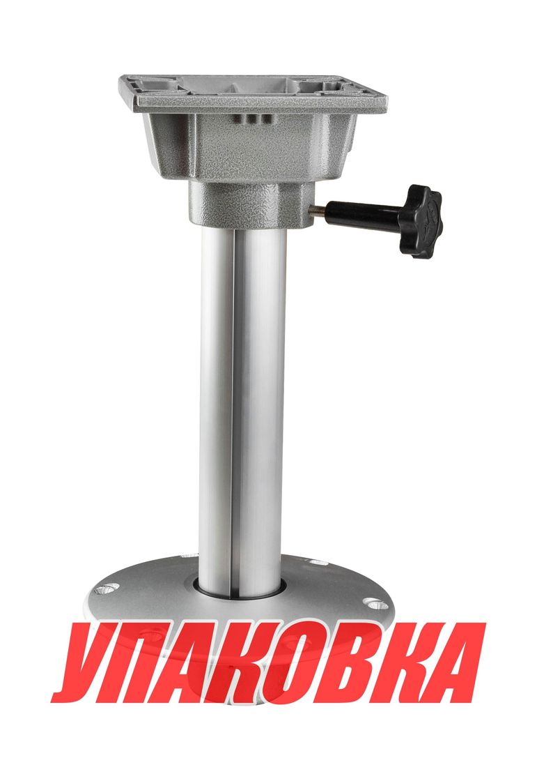 Стойка врезная с основанием под сиденье, высота 381 мм, диаметр 60 мм, диаметр основания 230 мм (упаковка из 4 шт.)