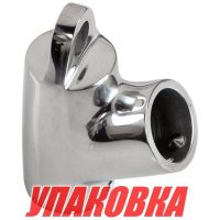 Тройник леера 7/8 (22,2 мм), 60 град с петлей (упаковка из 10 шт.)
