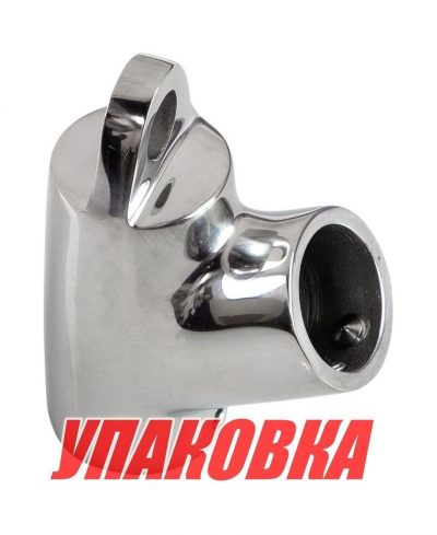 Тройник леера 7/8 (22,2 мм), 60 град с петлей (упаковка из 10 шт.)