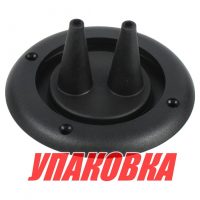 Уплотнитель для 2-х тросов управления черный, д. 105 мм (упаковка из 10 шт.)