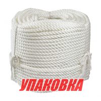 Веревка 3-прядная d14мм, L150м, белый, Marine Rocket (упаковка из 4 шт.)