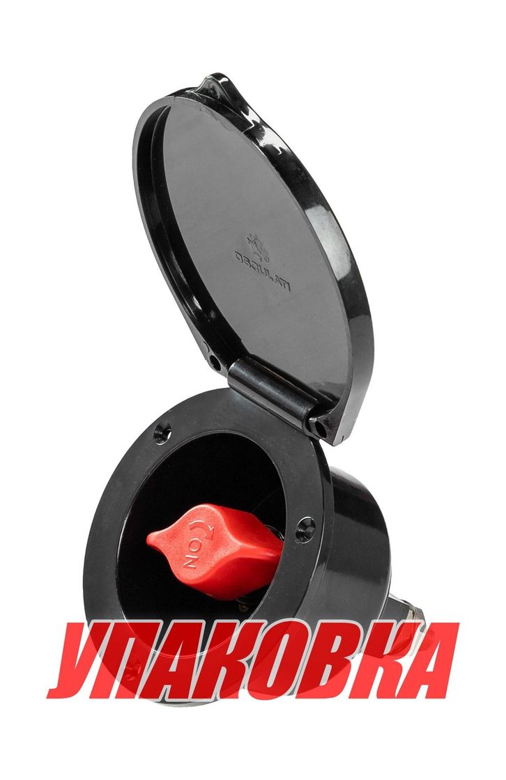 Выключатель массы Heavy Duty, врезной, "OFF-ON" (1 АКБ) 280 А, черный (упаковка из 4 шт.)