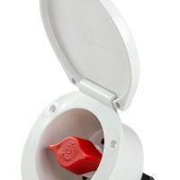 Выключатель массы  Heavy Duty, врезной, "OFF-ON" (1 АКБ) 280 А, белый