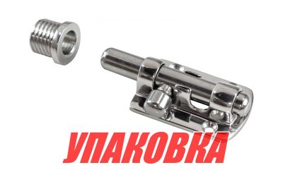 Задвижка дверная 60х30 мм, нержавеющая (упаковка из 20 шт.)