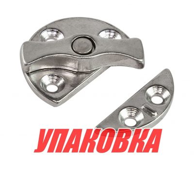 Защелка люка круглая, нержавеющая, Marine Rocket (упаковка из 10 шт.)