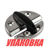 Защелка люка круглая, нержавеющая (упаковка из 16 шт.)