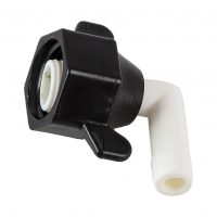 Фитинг SeaFlo угловой резьба-"елочка" 1/2"-14 NPT(F)x3/8"