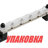 Колодка распределительная электромонтажная с защитной крышкой, 6 контактов (упаковка из 2 шт.)