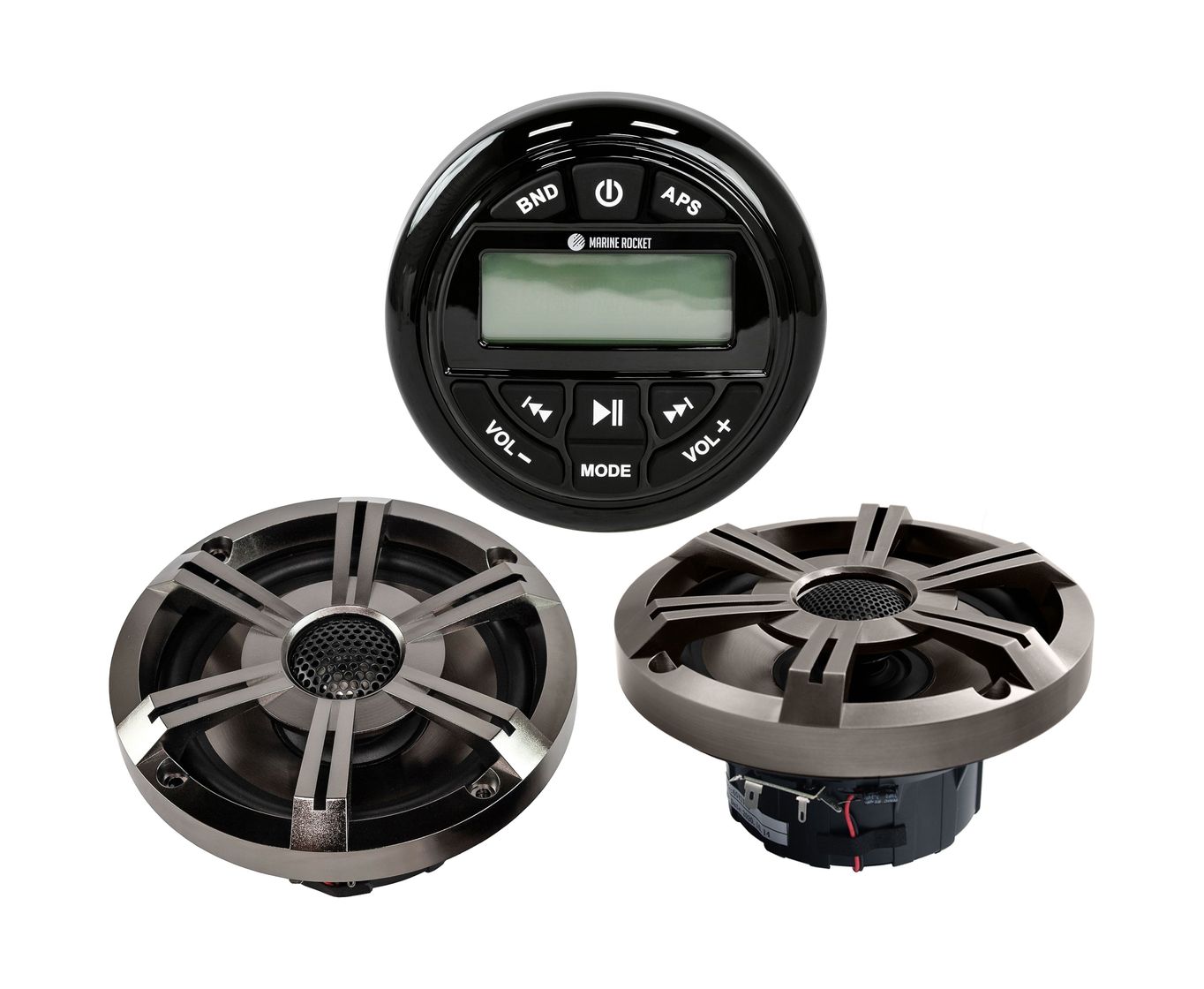 Морская аудиосистема Marine Rocket MRH-833 (комплект 2DP)