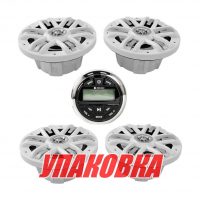 Морская аудиосистема Marine Rocket MRH-833 (комплект 4W) (упаковка из 6 шт.)