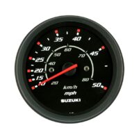Спидометр Suzuki 4", 80 км/ч, 50 миль, черный